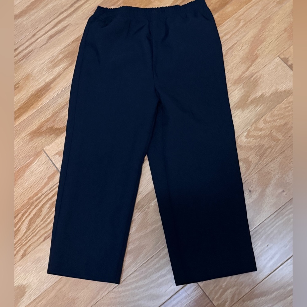 3T Navy Blue pull on elastic waist dress pants